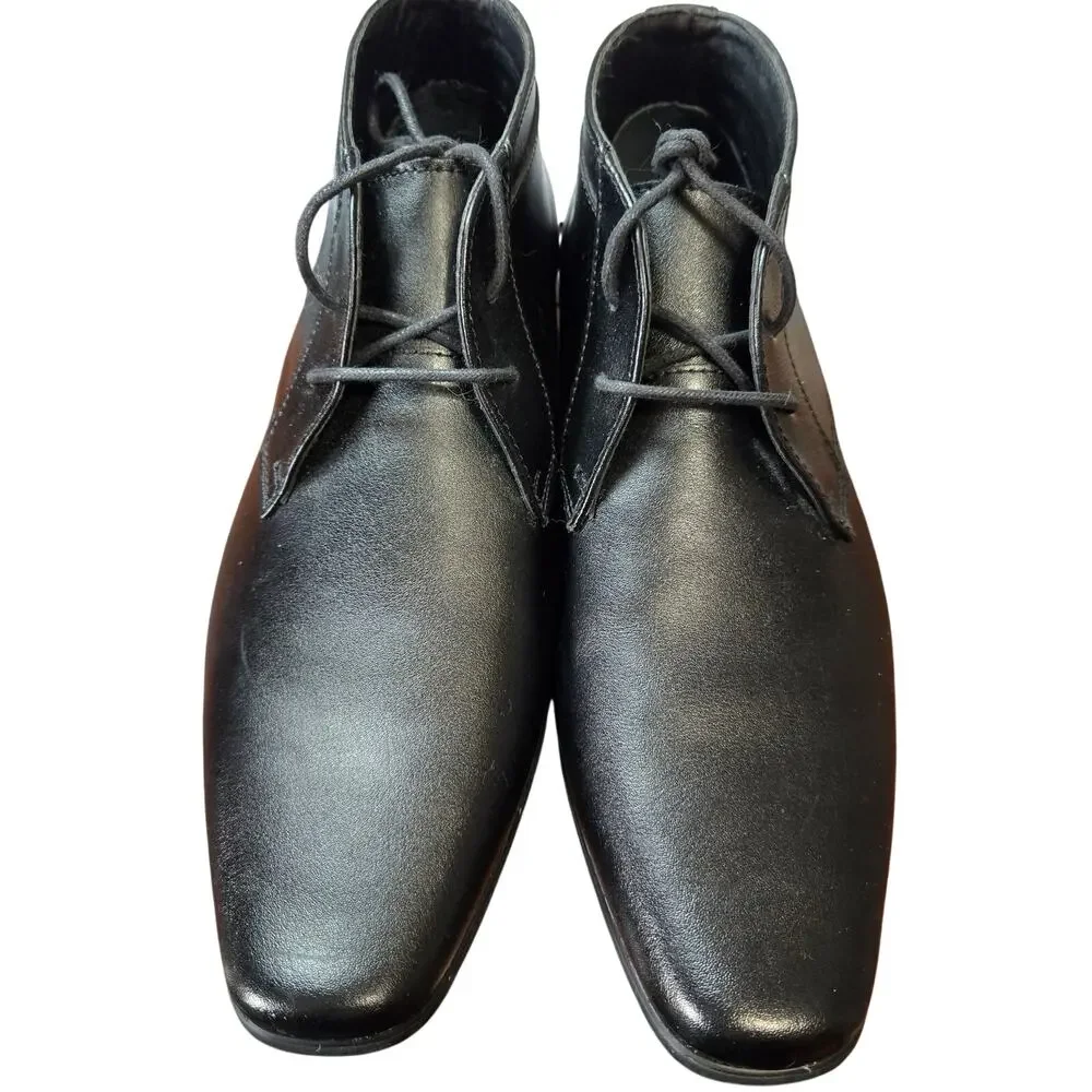 Calvin Klein 8.5 Men's Black Dress Shoe Oxford Derby Brogues 8 1/2